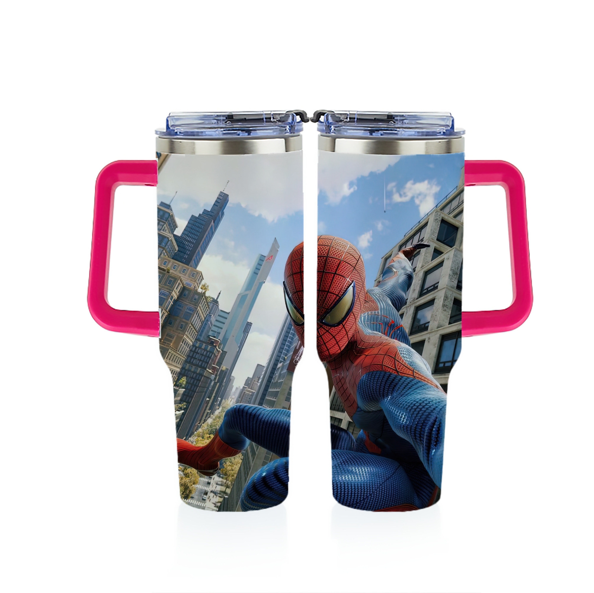 （画像用） Spider Man スパイダーマン 1200ｍLフルプリント車用タンブラー